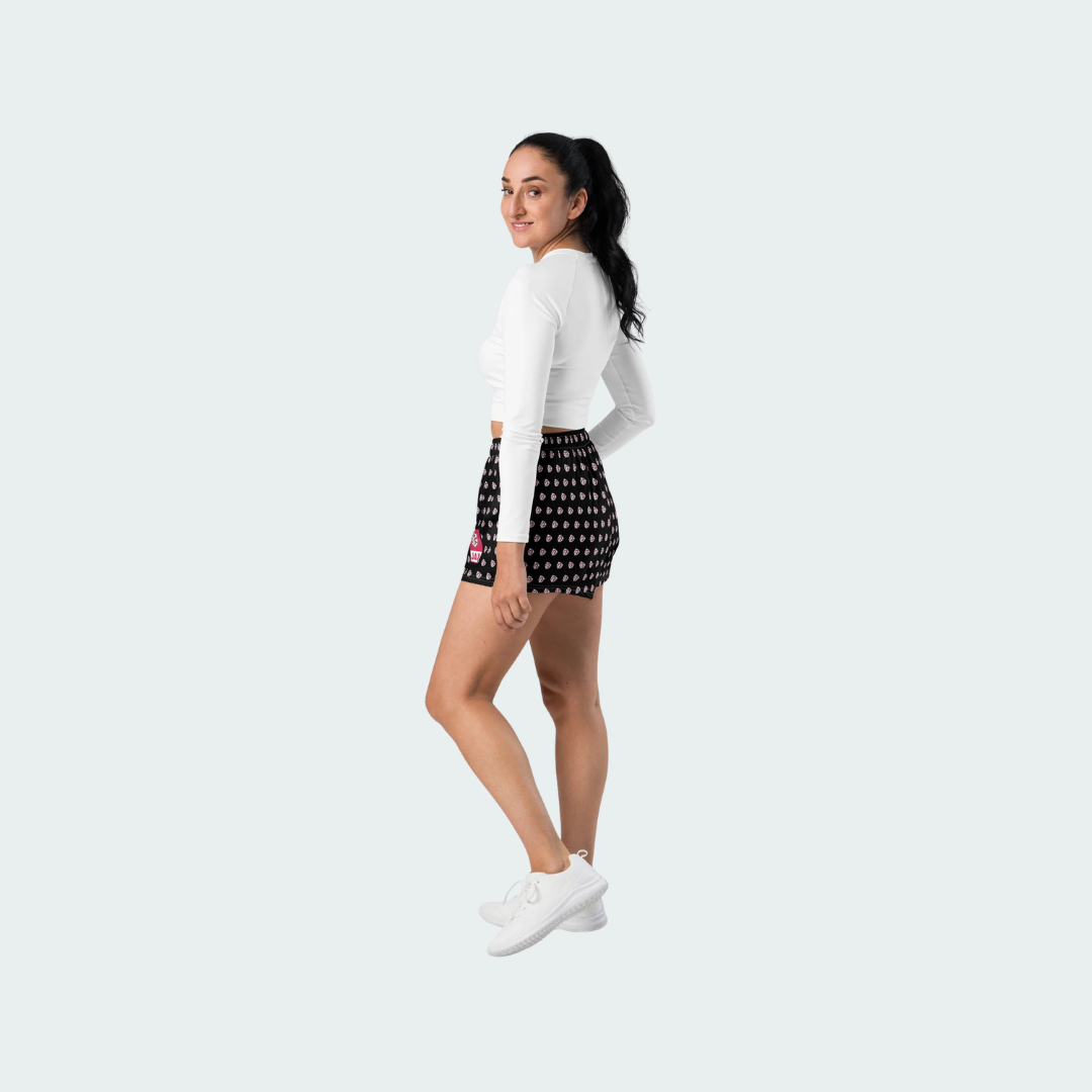 All-Over Print Unisex Athletic Shorts Jacksonville Checkered