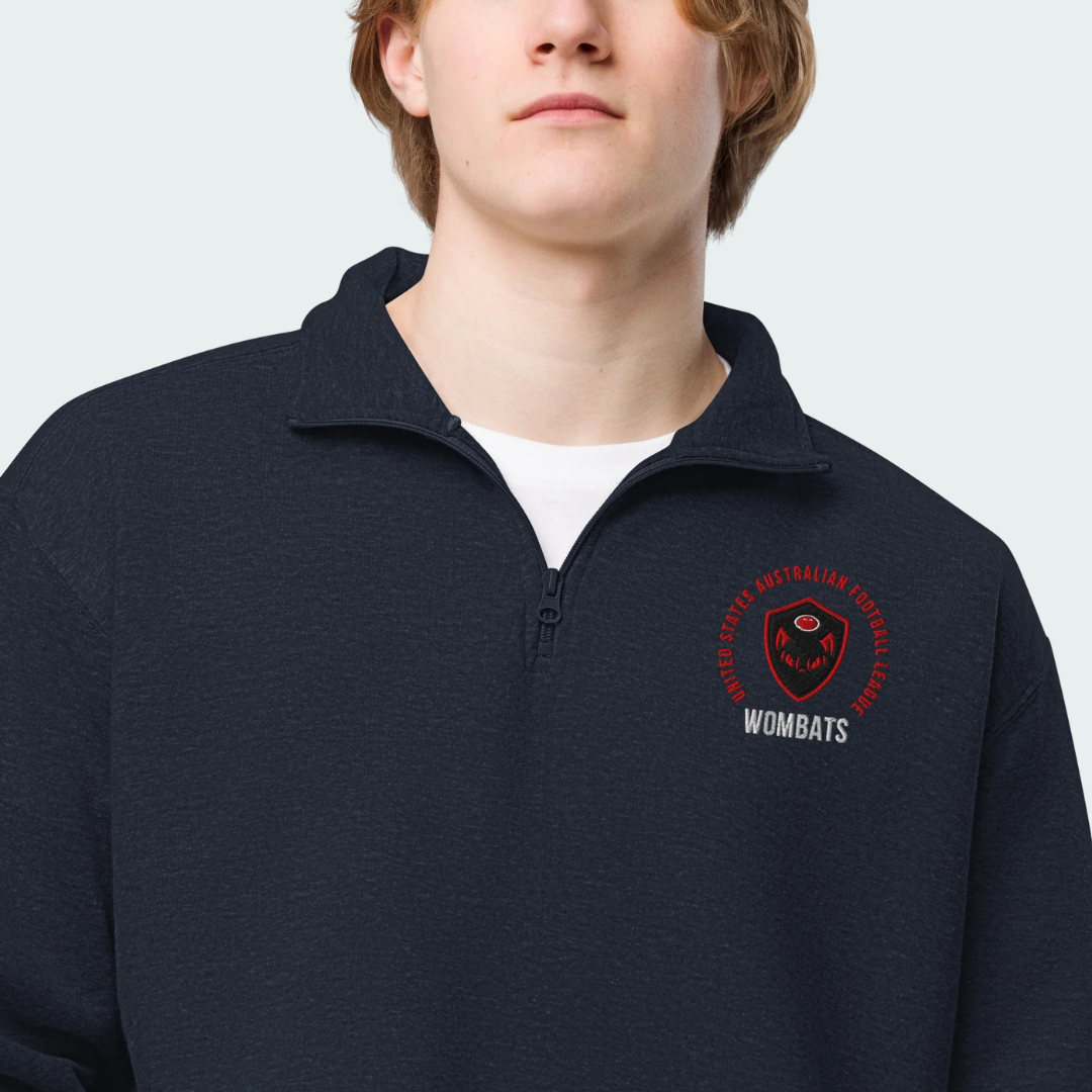 Unisex fleece pullover