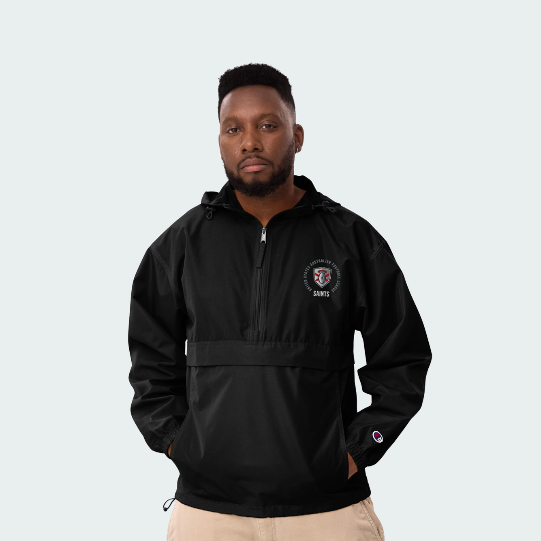 Embroidered Champion Packable Jacket Jacksonville