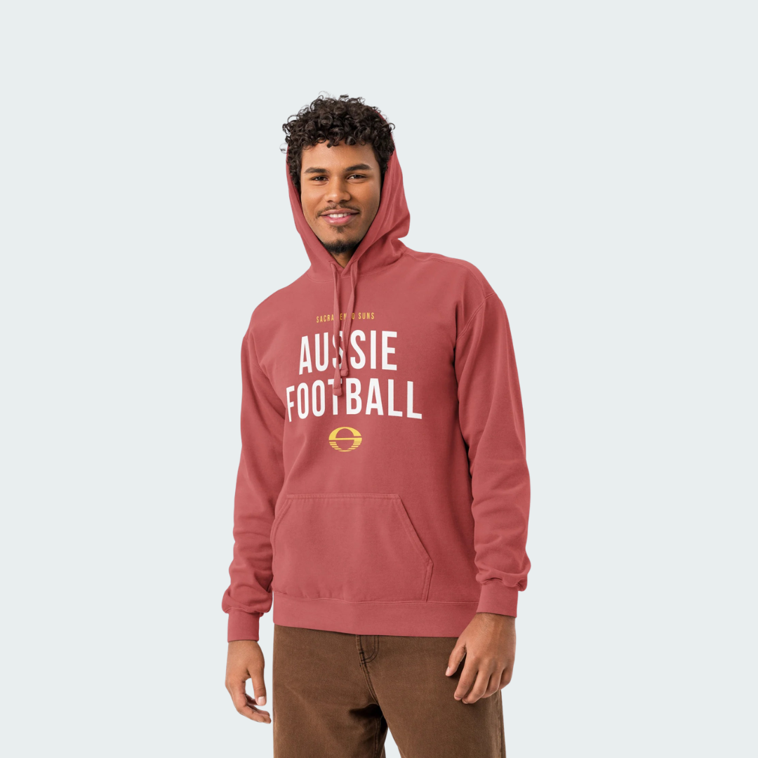 Unisex garment-dyed hoodie
