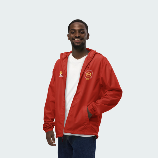 Unisex lightweight zip up windbreaker