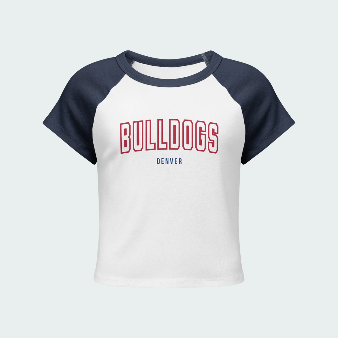 Women’s micro rib raglan baby tee Denver