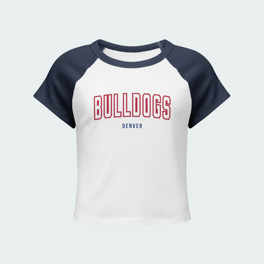 Women’s micro rib raglan baby tee Denver