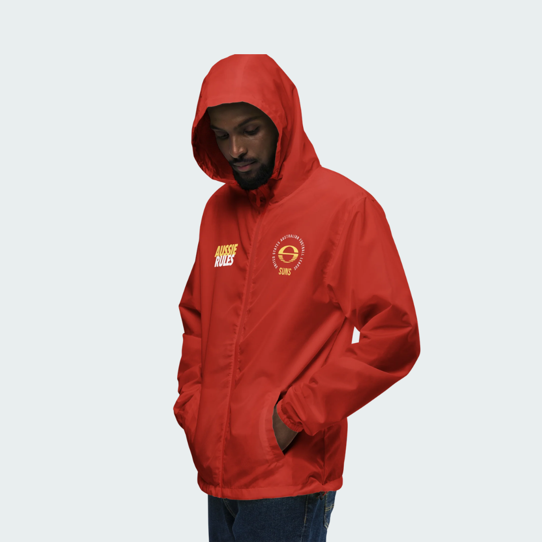 Unisex lightweight zip up windbreaker