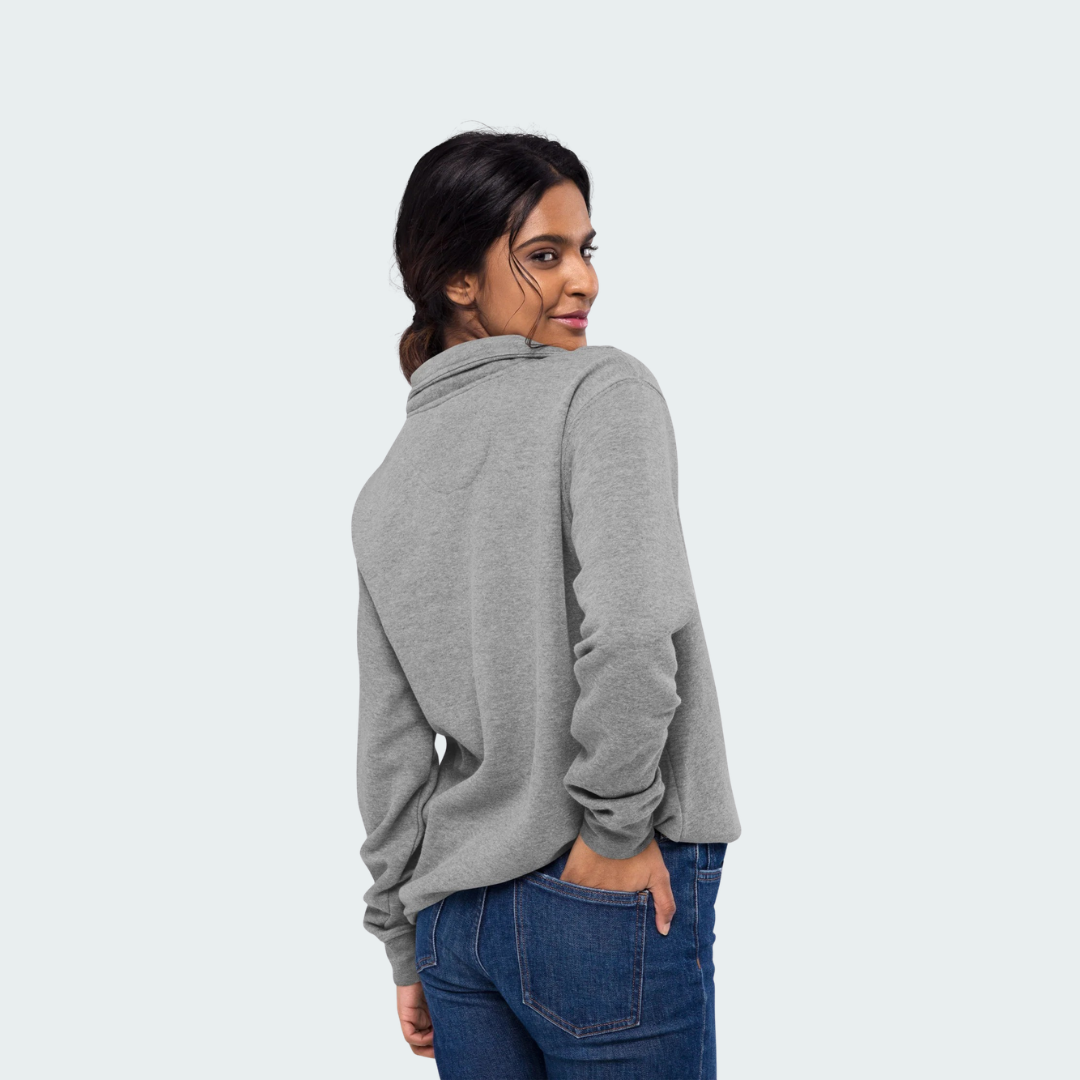 Unisex fleece pullover