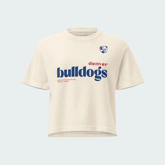 Women’s heavyweight boxy tee Denver Splash