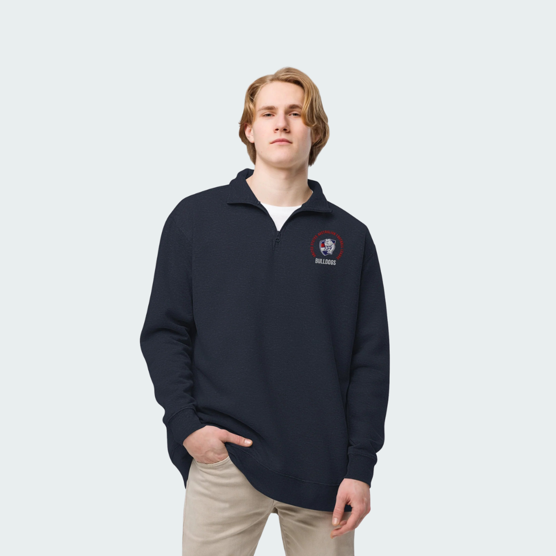 Unisex fleece pullover