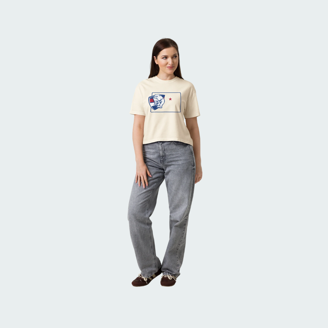 Women’s heavyweight boxy tee Denver